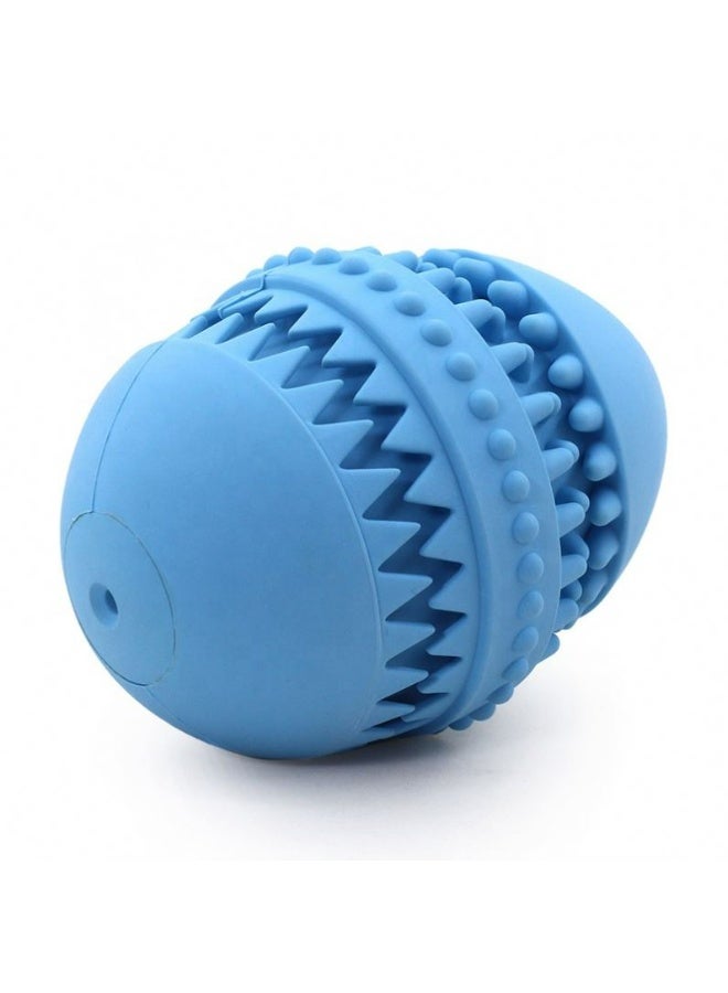 Dog Teeth Cleaning Toy Ball, Rubber Dental Chew Toy with Textured Surface for Interactive Play - Image 1